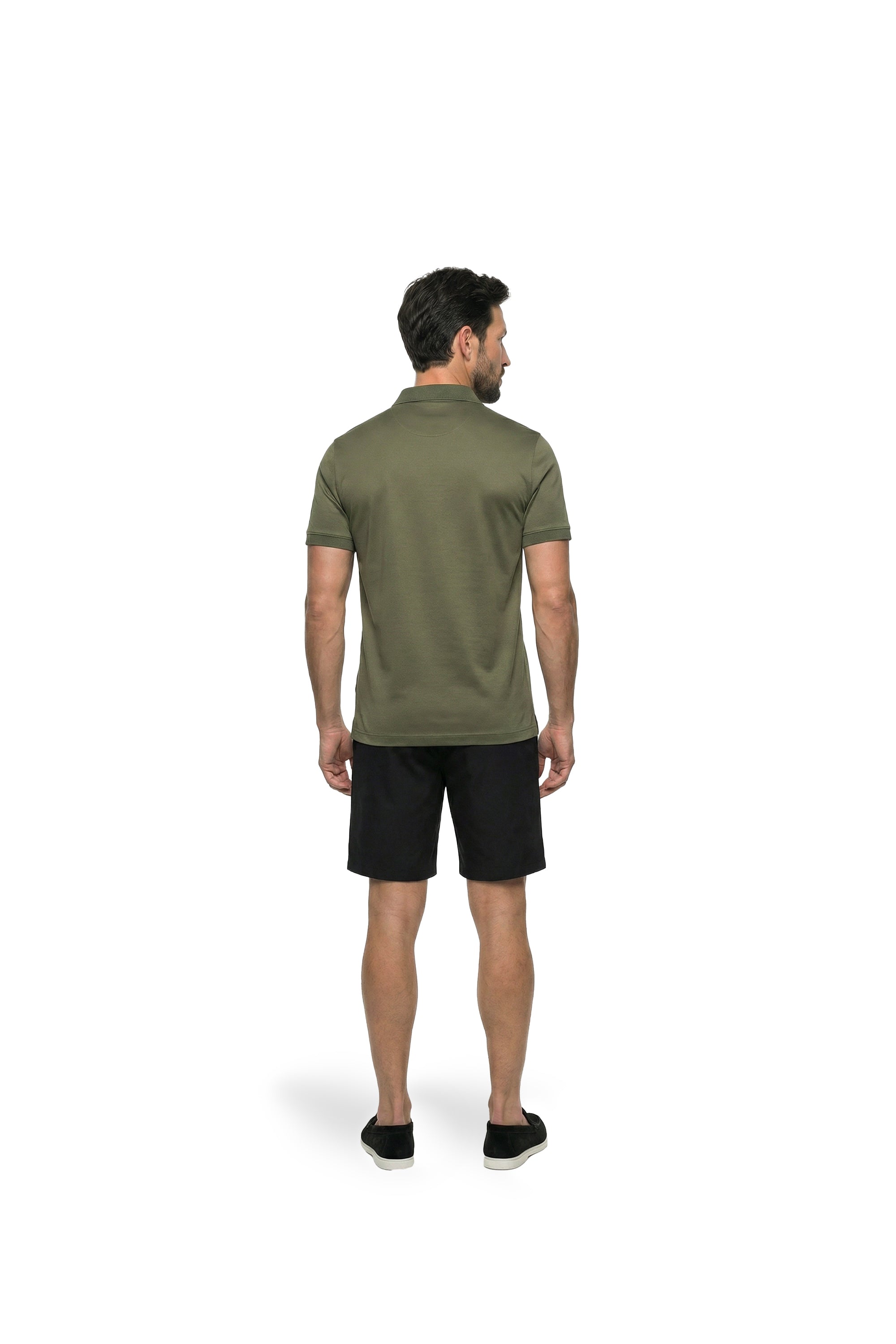Malelions Premium Mercerized Cotton Polo | Olive Green