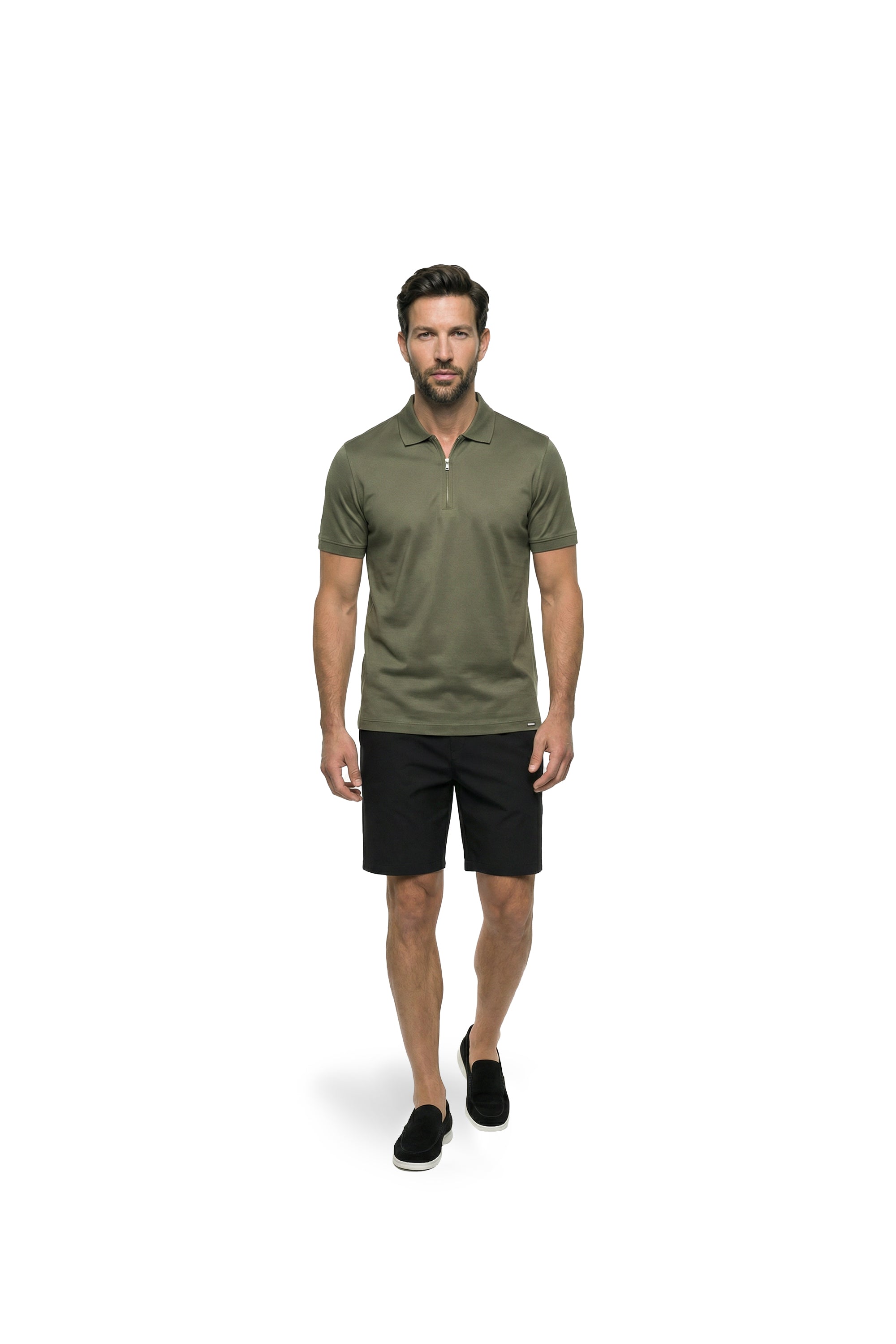 Malelions Premium Mercerized Cotton Polo | Olive Green