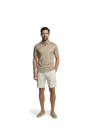 Malelions Premium Mercerized Cotton Polo | Beige