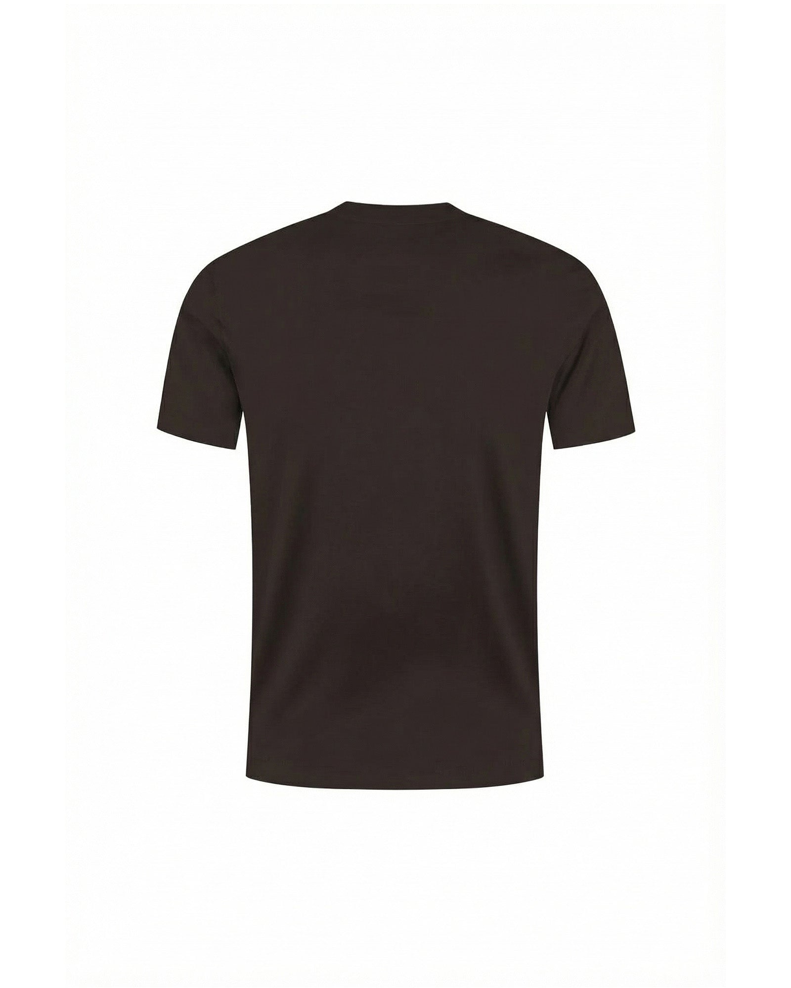 Malelions Premium Mercerized Cotton T-Shirt | Dark Brown