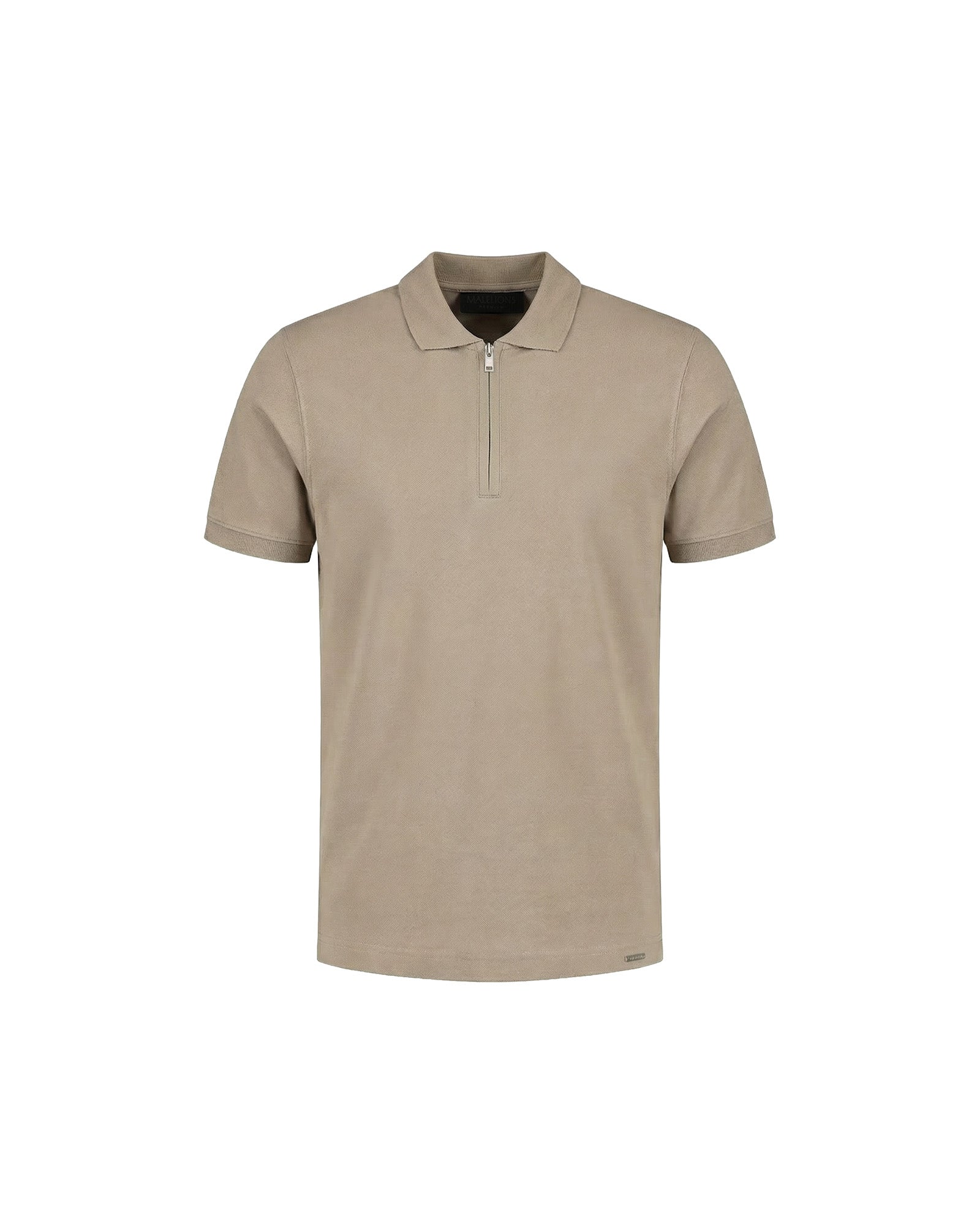 Malelions Premium Mercerized Cotton Polo | Beige