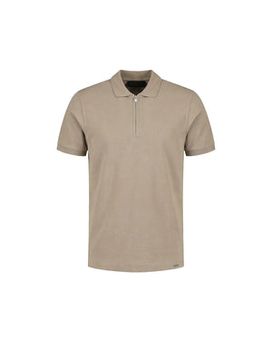 Malelions Premium Mercerized Cotton Polo | Beige