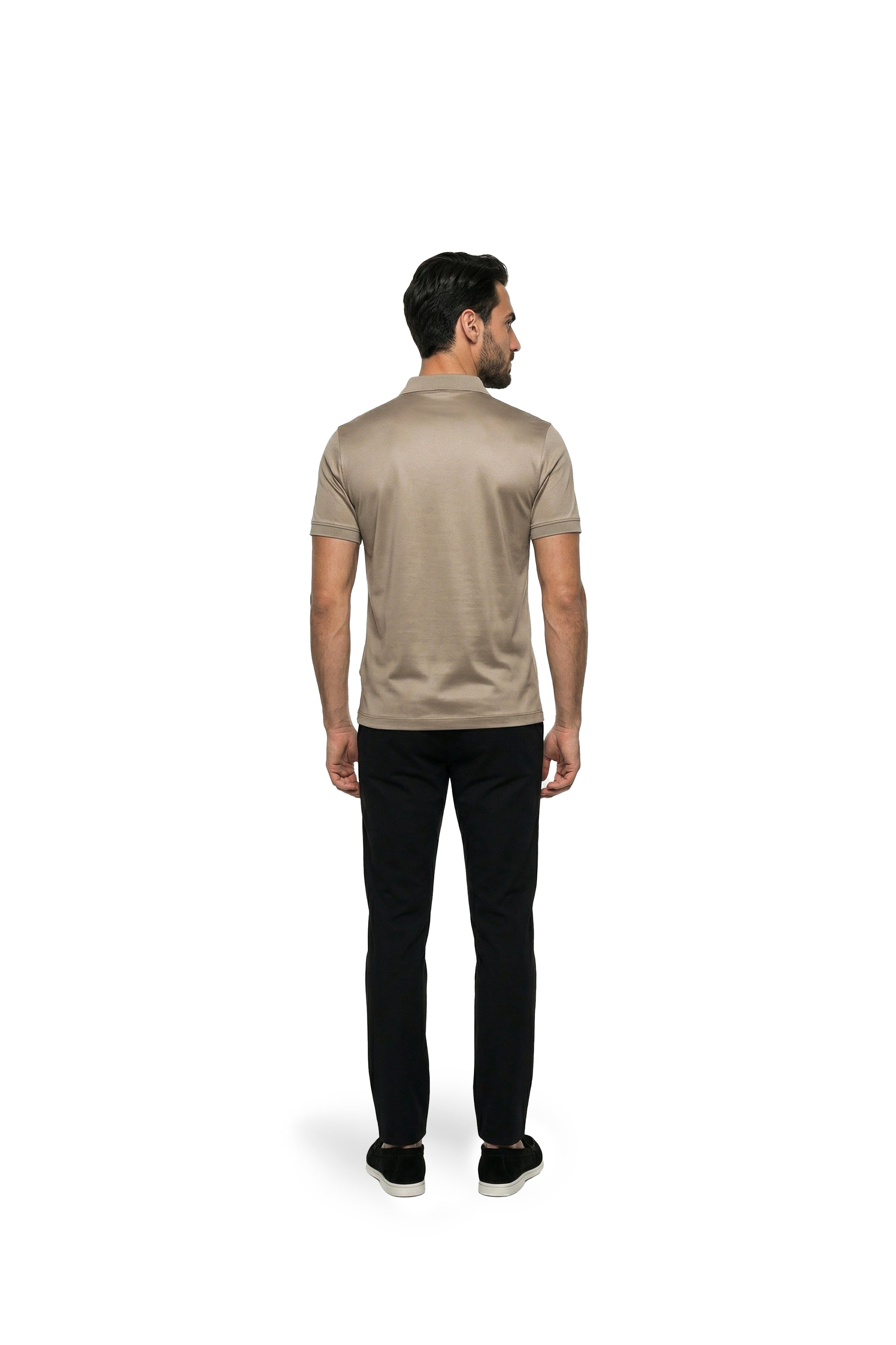 Malelions Premium Mercerized Cotton Polo | Beige