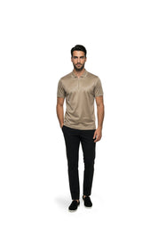 Malelions Premium Mercerized Cotton Polo | Beige