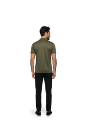 Malelions Premium Mercerized Cotton Polo | Olive Green