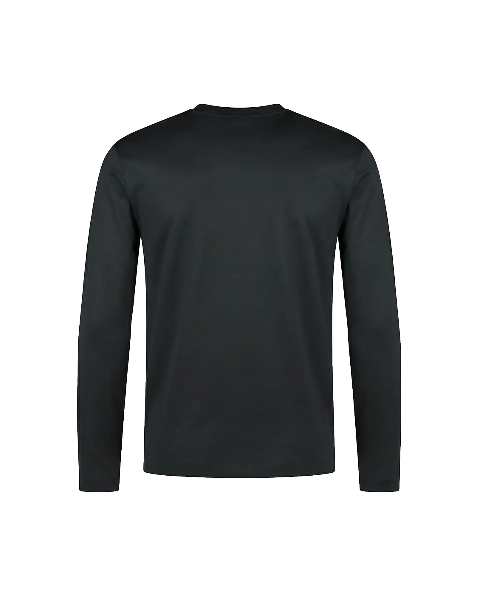 Malelions Premium Mercerized Cotton Longsleeve T-Shirt | Black