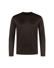 Malelions Premium Mercerized Cotton Longsleeve T-Shirt | Dark Brown