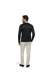 Malelions Premium Mercerized Cotton Longsleeve T-Shirt | Black