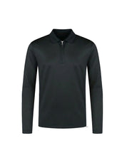 Malelions Premium Mercerized Cotton Longsleeve Polo | Black