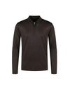  Malelions Premium Mercerized Cotton Longsleeve Polo | Dark Brown