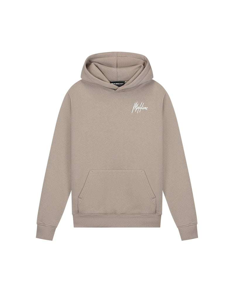  Malelions Sport Logo Hoodie | Taupe