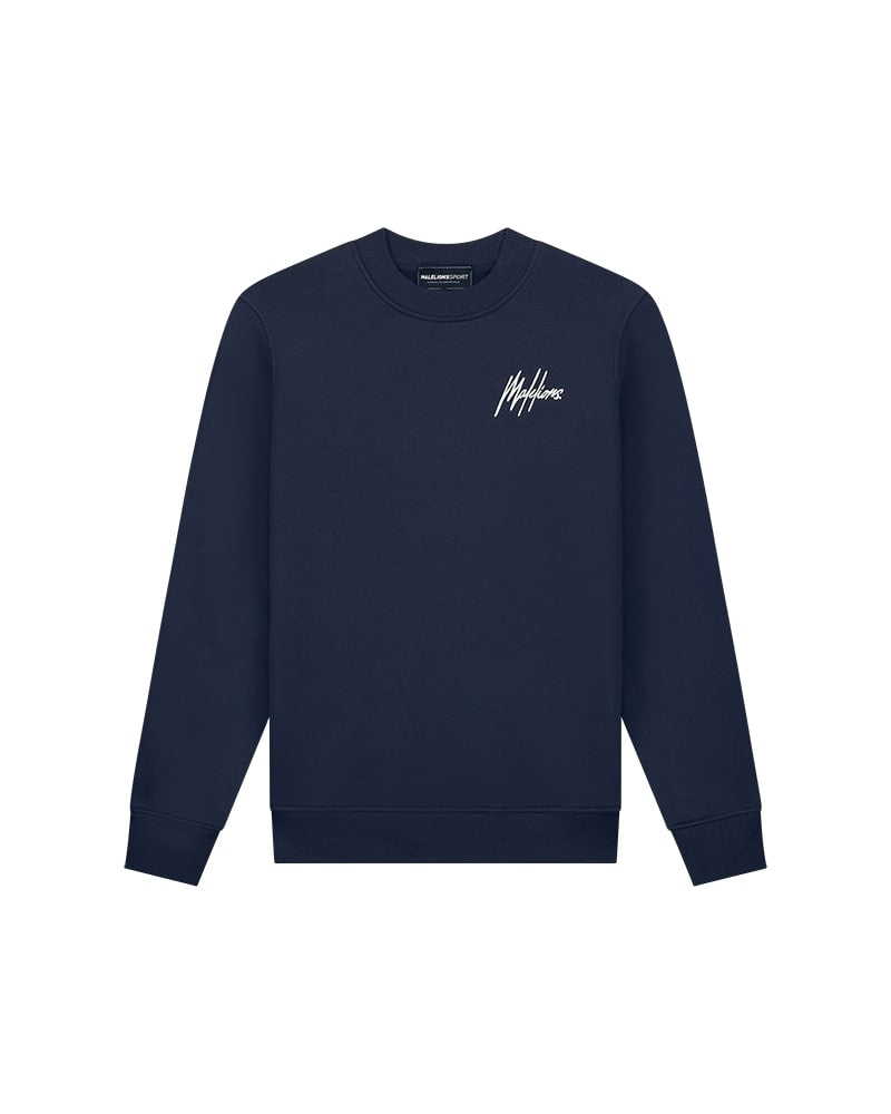  Malelions Sport Logo Sweater | Navy