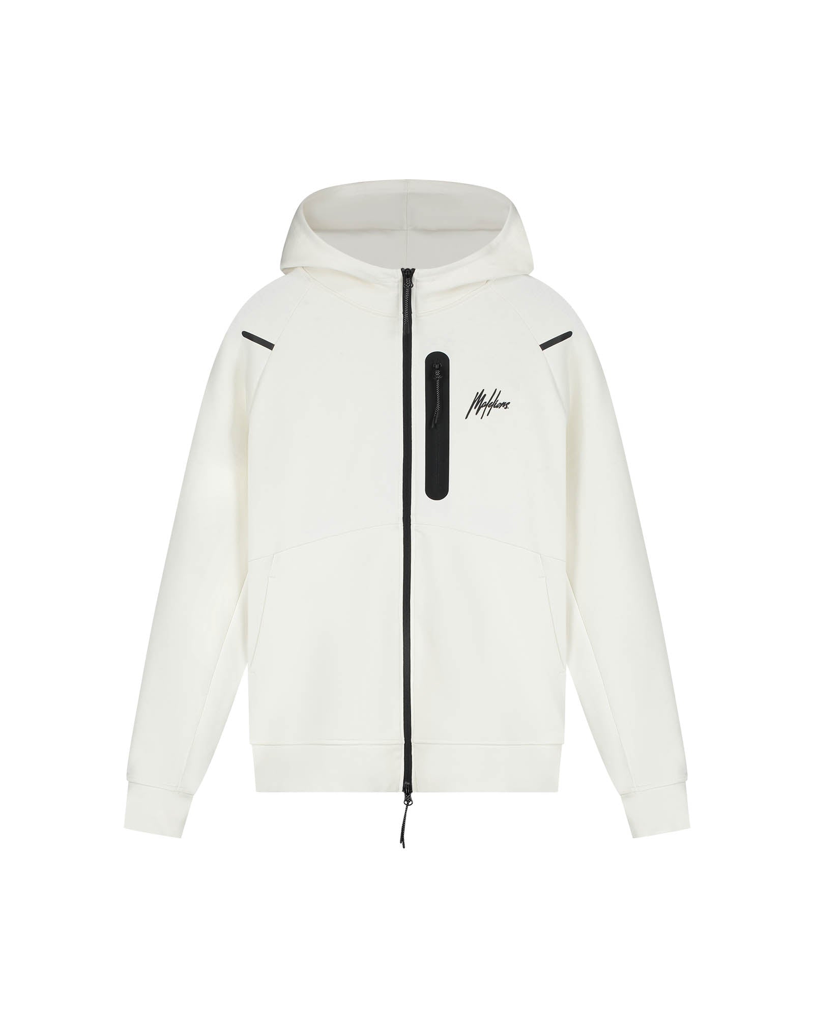 Malelions Sport Counter Zip Hoodie | Off-White