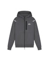  Malelions Sport Counter Zip Hoodie | Charcoal