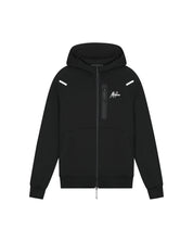 Malelions Sport Counter Zip Hoodie | Black