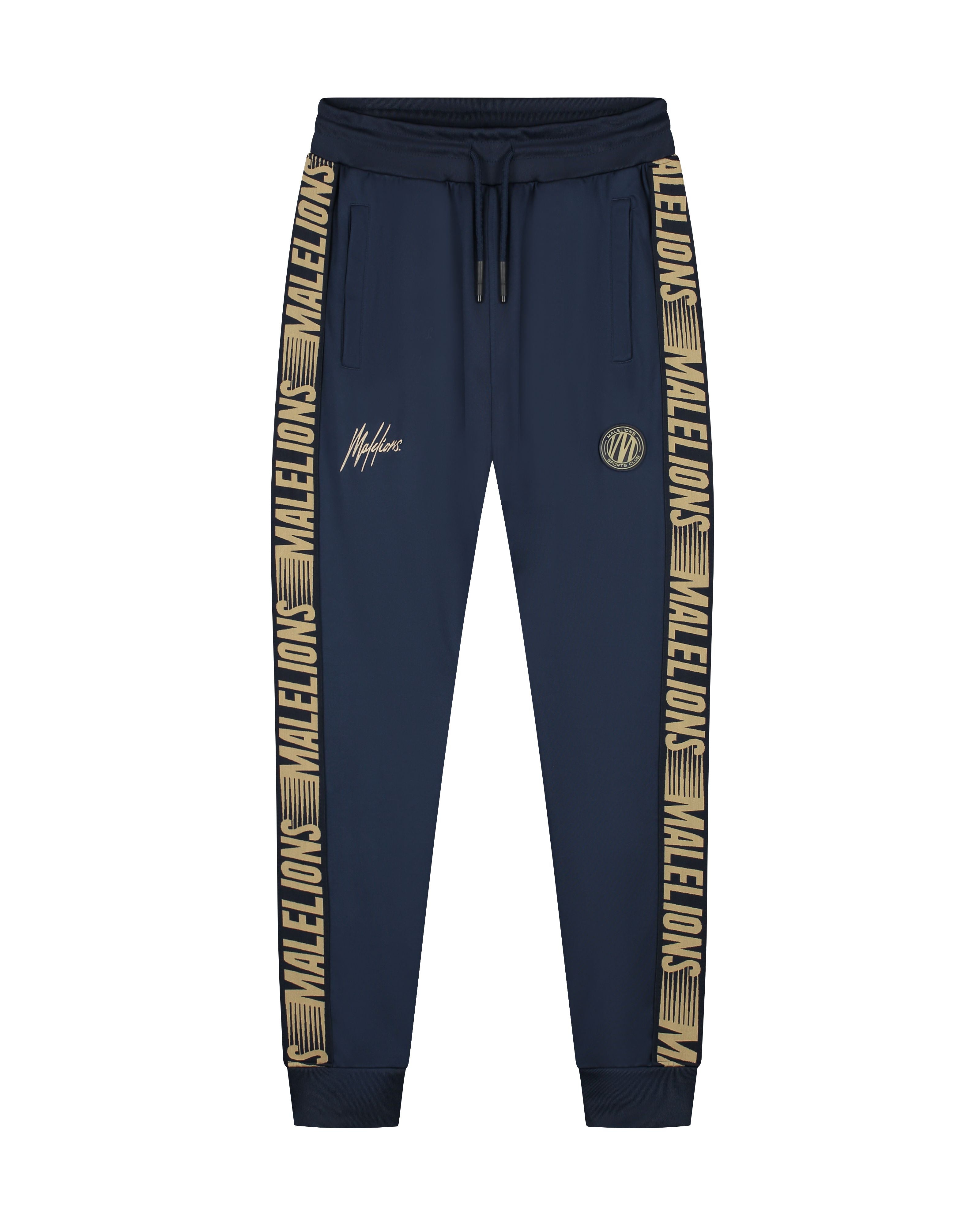 Malelions Sport Warming Up Tracksuit | Navy/Gold