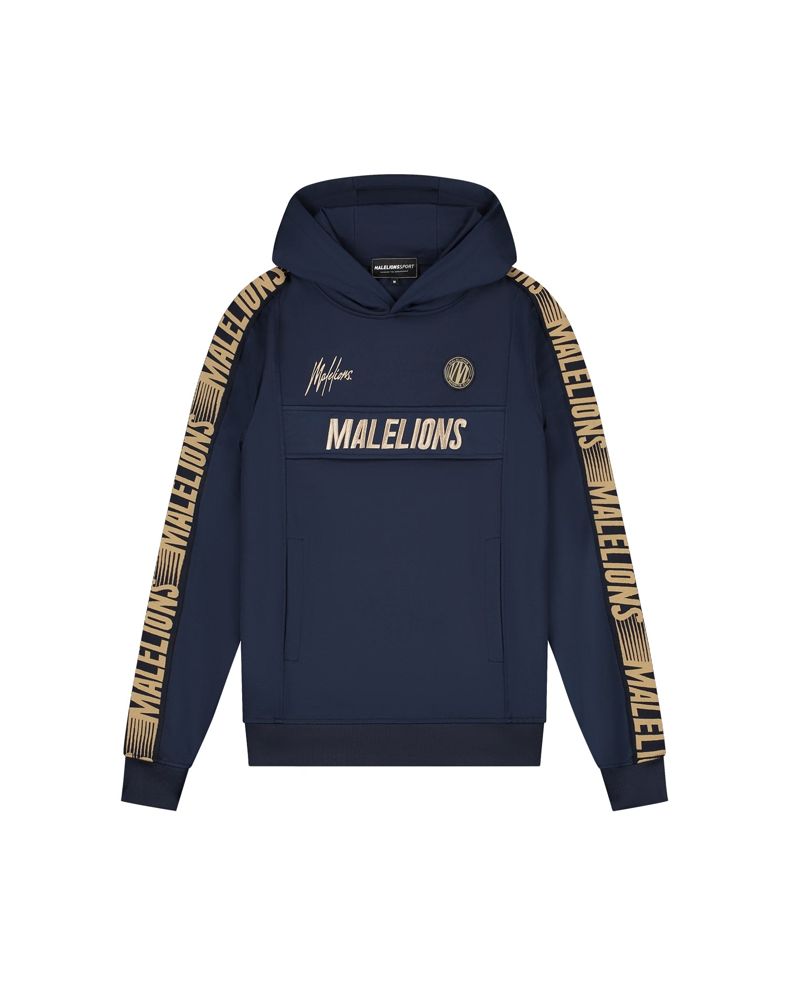 Malelions Sport Warming Up Tracksuit | Navy/Gold