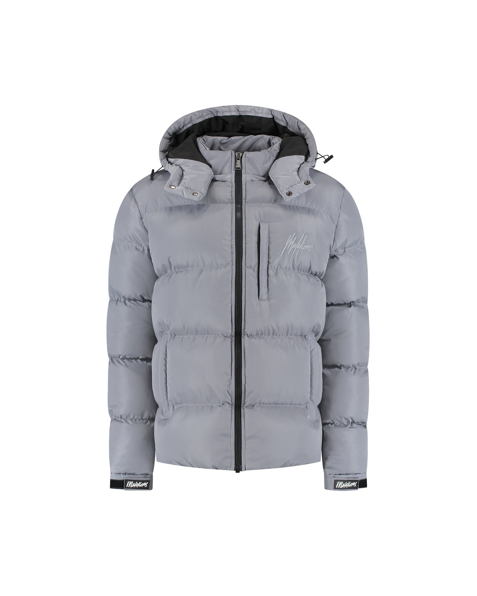 Malelions Sport Astro Steppjacke | Hellgrau