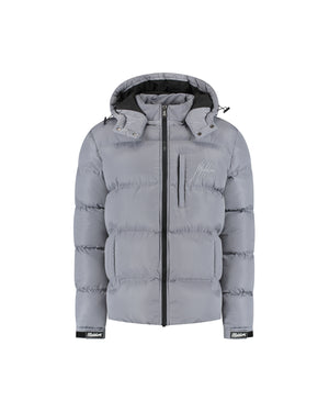 Malelions Sport Astro Steppjacke | Hellgrau