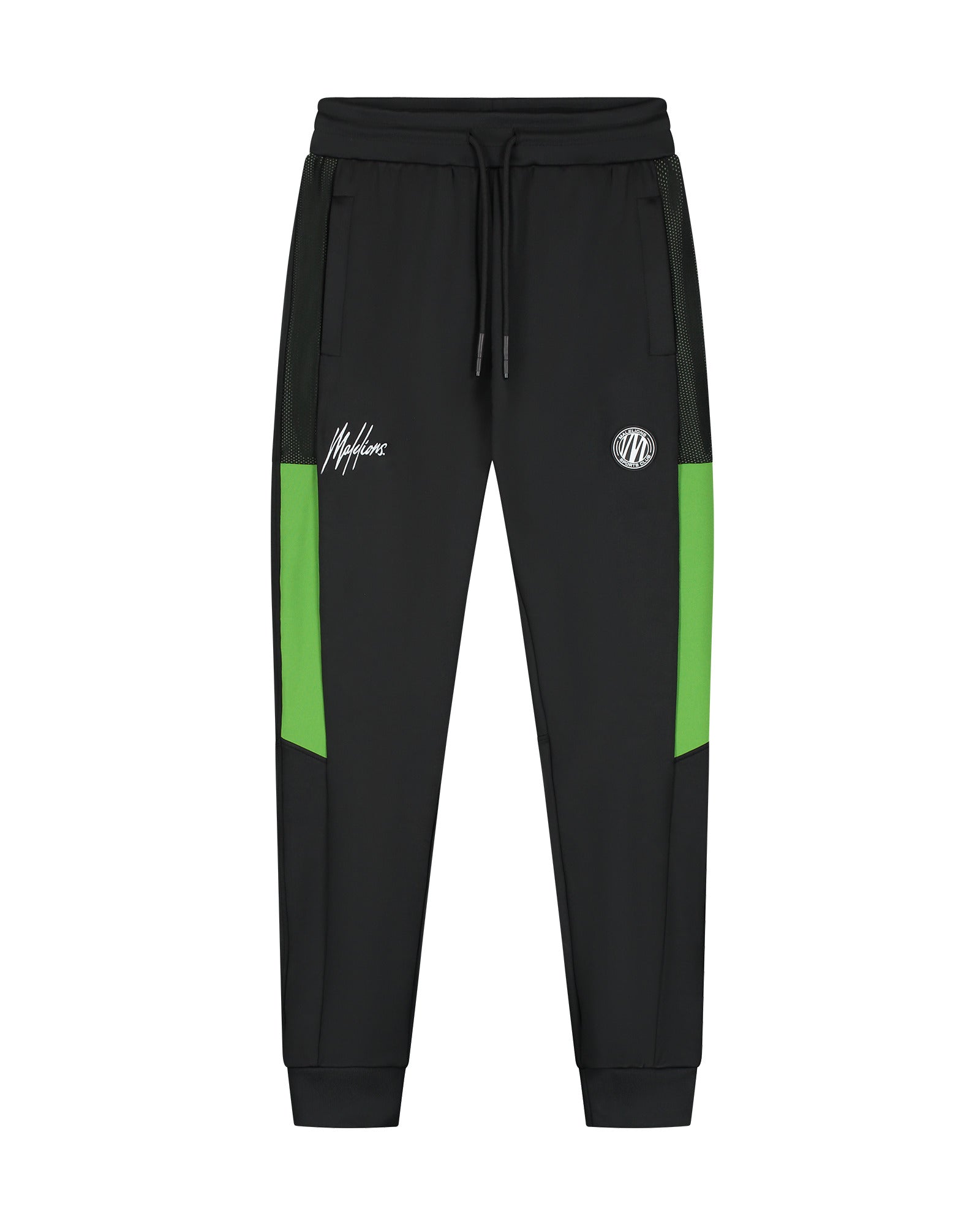 Malelions Sport Transfer Hooded Tracksuit | Black/Green