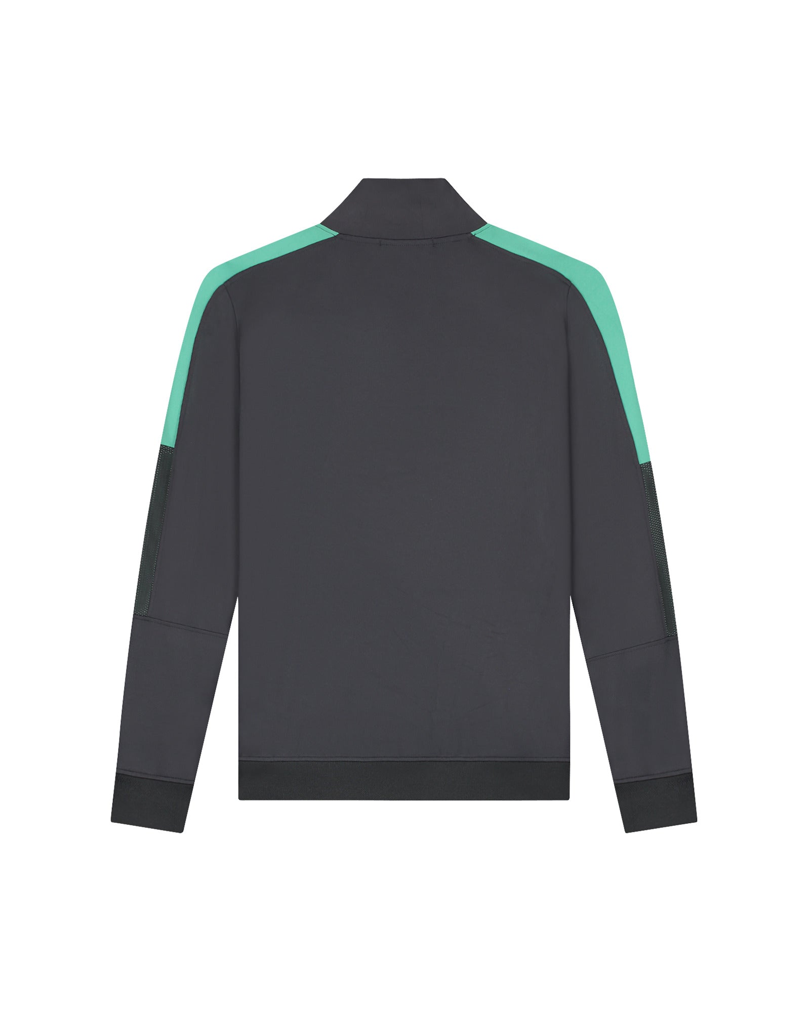 Malelions Sport Transfer Quarter Zip Tracksuit | Anthra/Turquoise