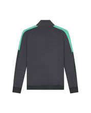 Malelions Sport Transfer Quarter Zip Tracksuit | Anthra/Turquoise