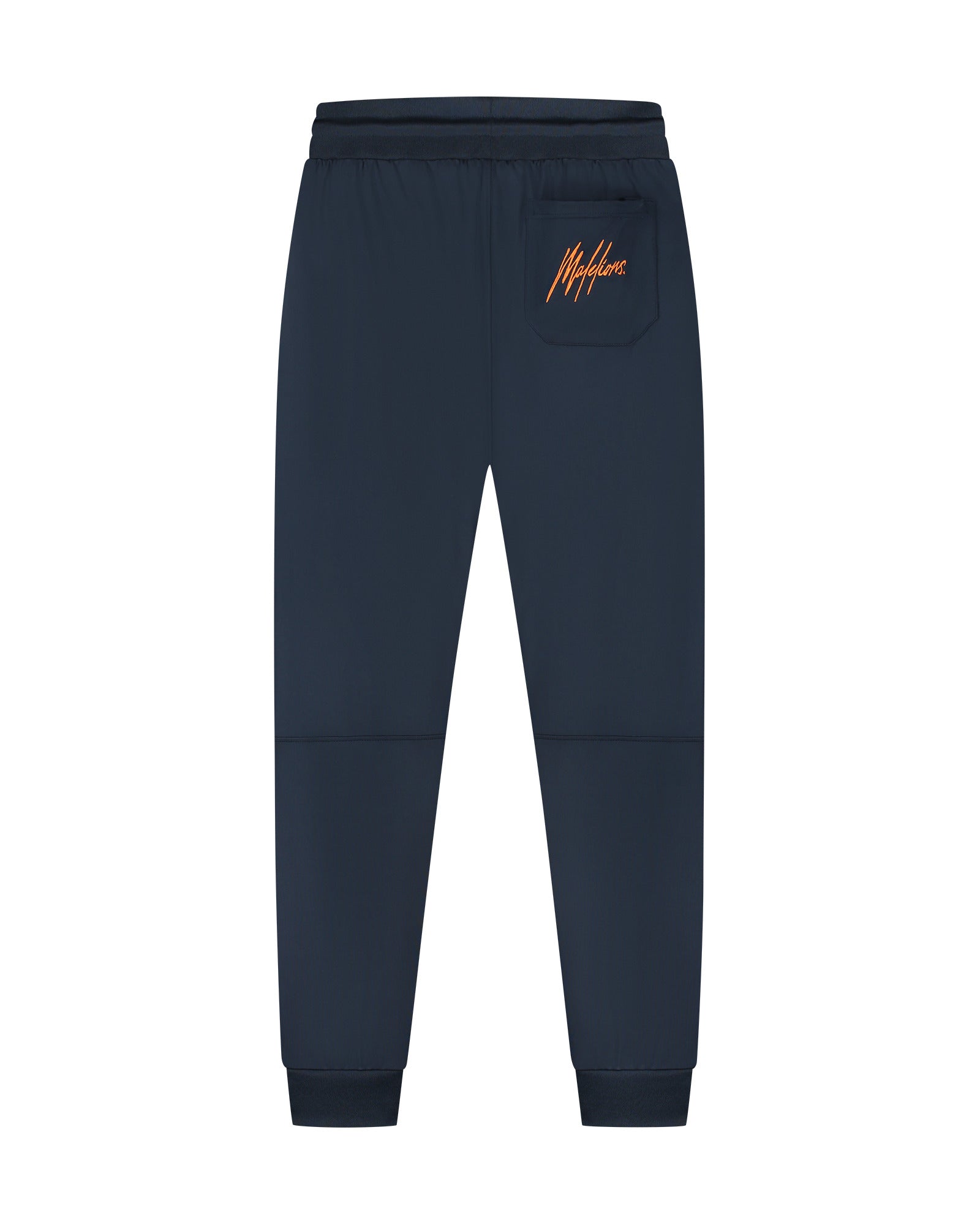 Malelions Sport Transfer Quarter Zip Tracksuit | Navy/Orange