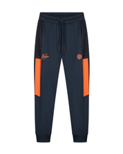 Malelions Sport Transfer Quarter Zip Tracksuit | Navy/Orange