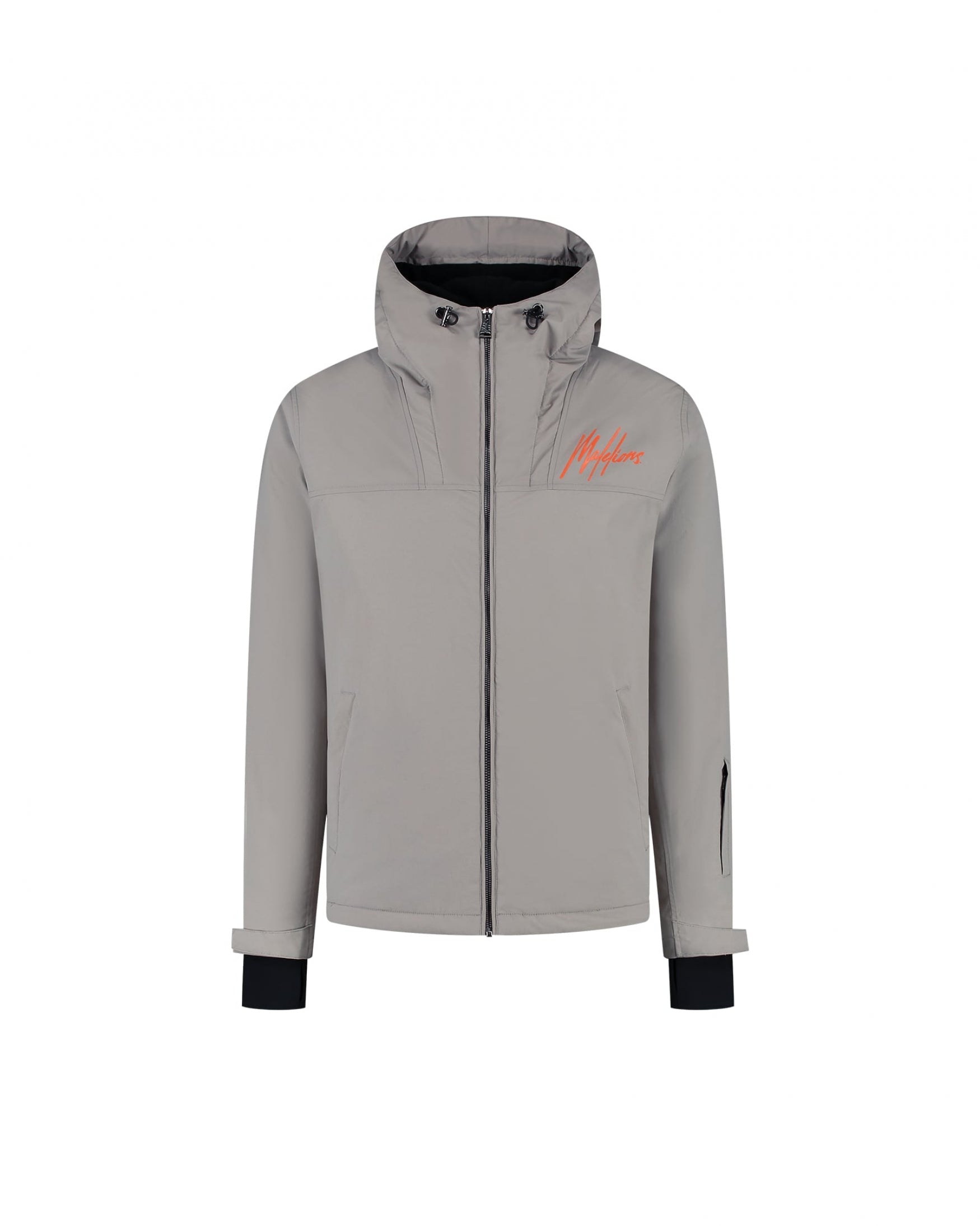  Malelions Ski Polar Jacket | Grey/Orange