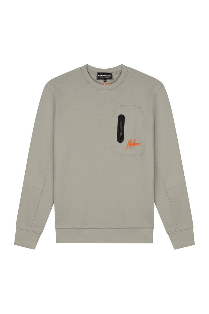 MS1-SS25-21_816_Malelions_Sport_Counter_Sweater_Dry_Sage_Orange_Front.jpg