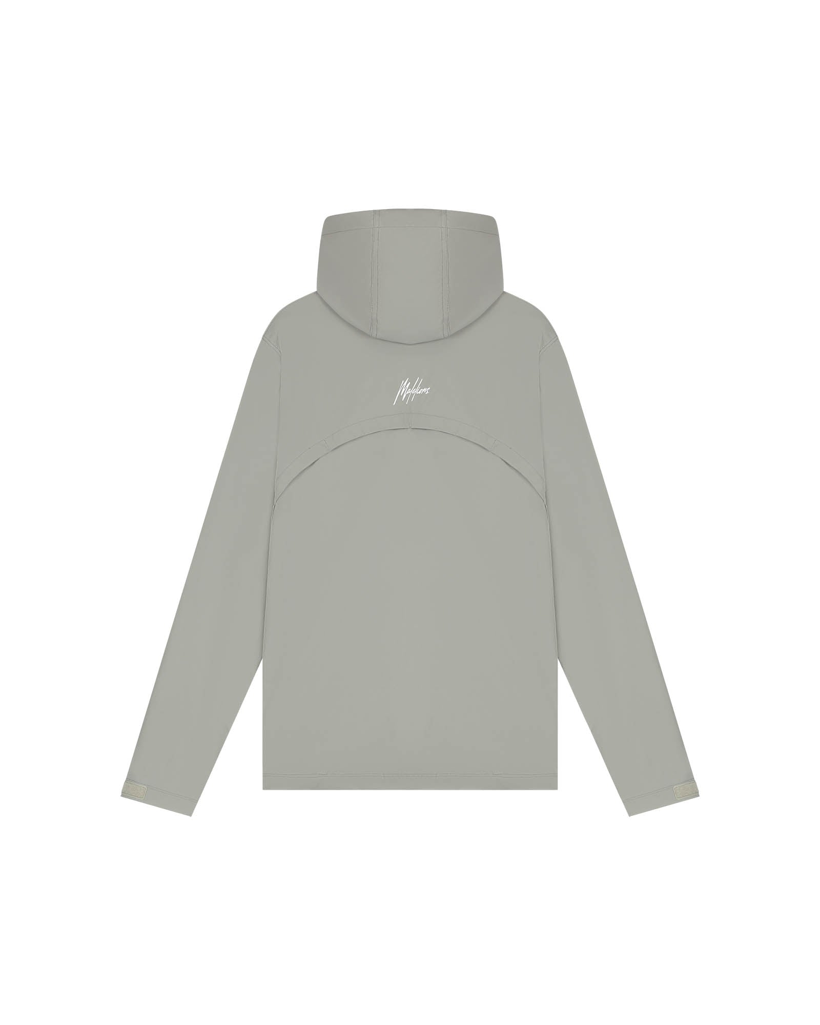 Malelions Sport Running Jacket | Light Grey