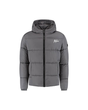 Malelions Sport Ace Puffer Jacket | Charcoal