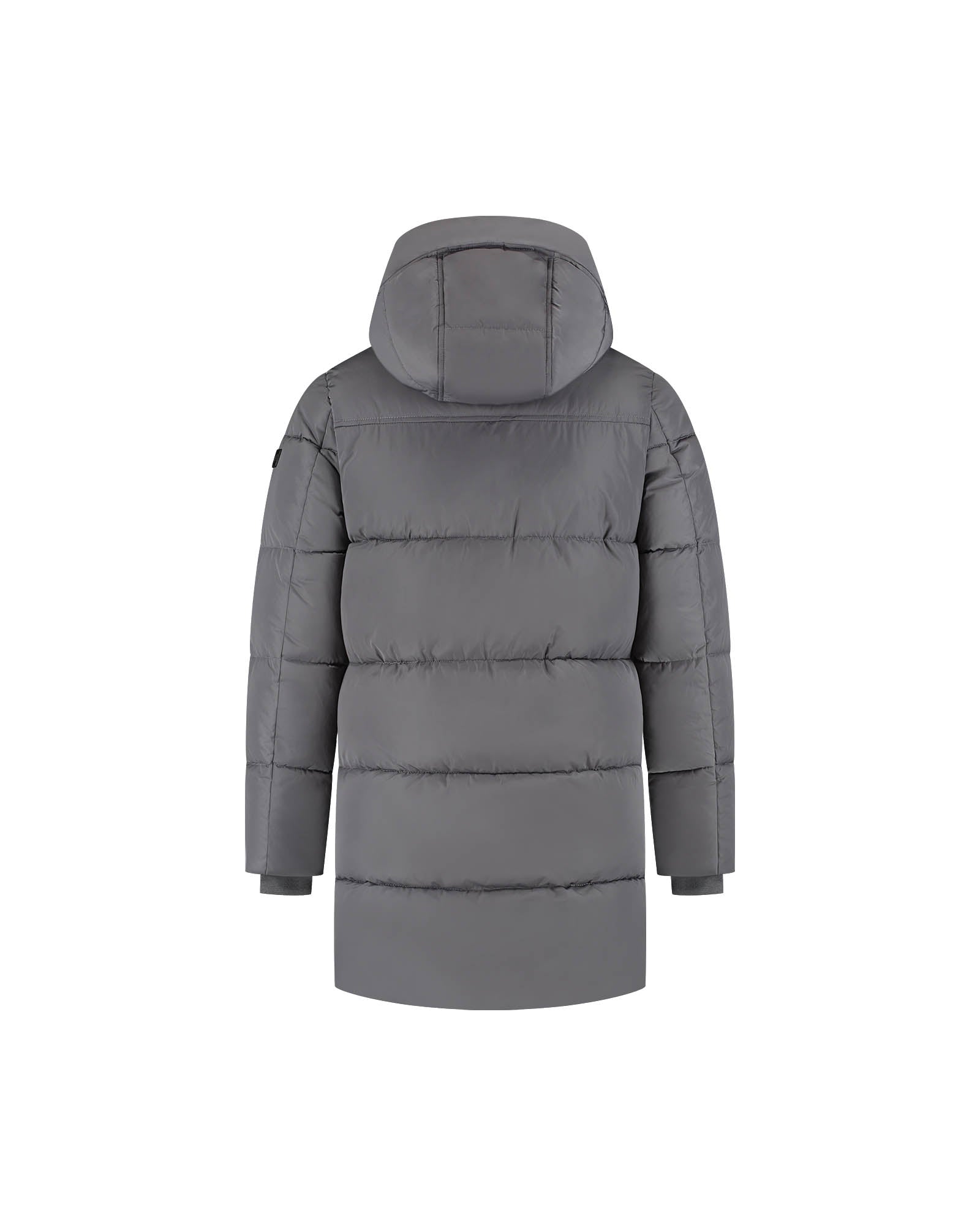 Malelions Sport Ace Mid Length Puffer Jacket | Charcoal