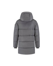 Malelions Sport Ace Mid Length Puffer Jacket | Charcoal