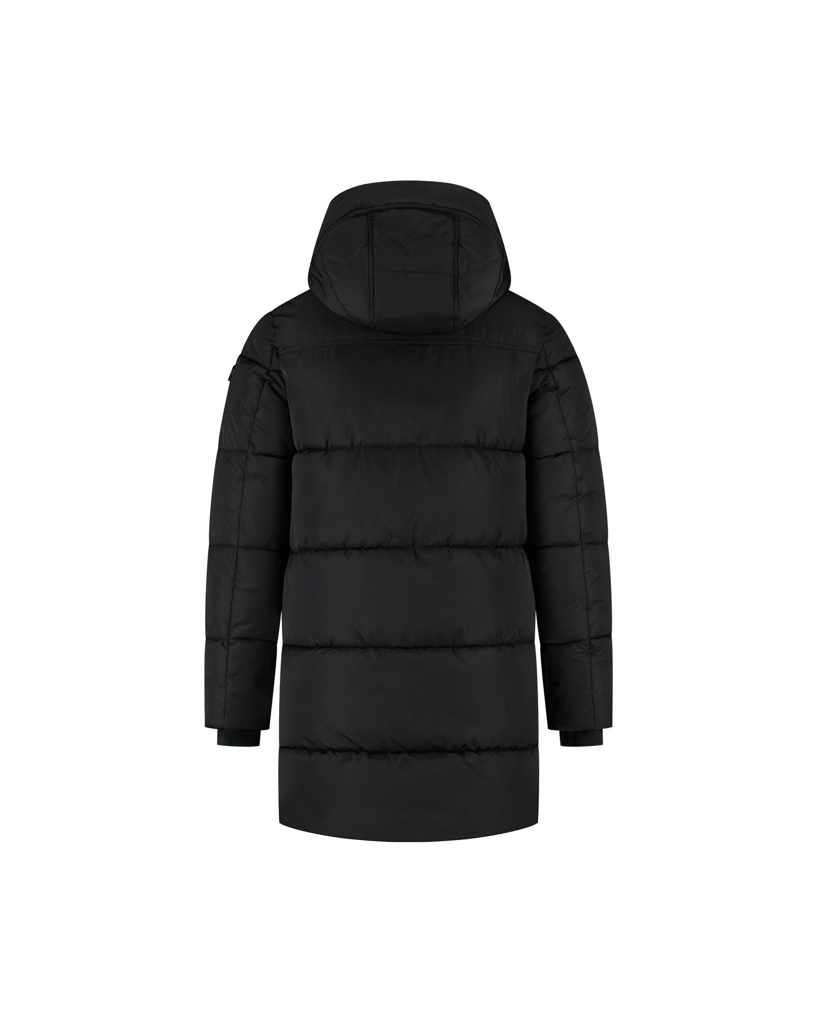 Malelions Sport Ace Mid Length Puffer Jacket | Black