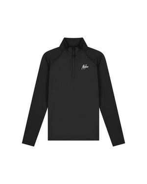 Malelions Sport Ace Quarter Zip | Black