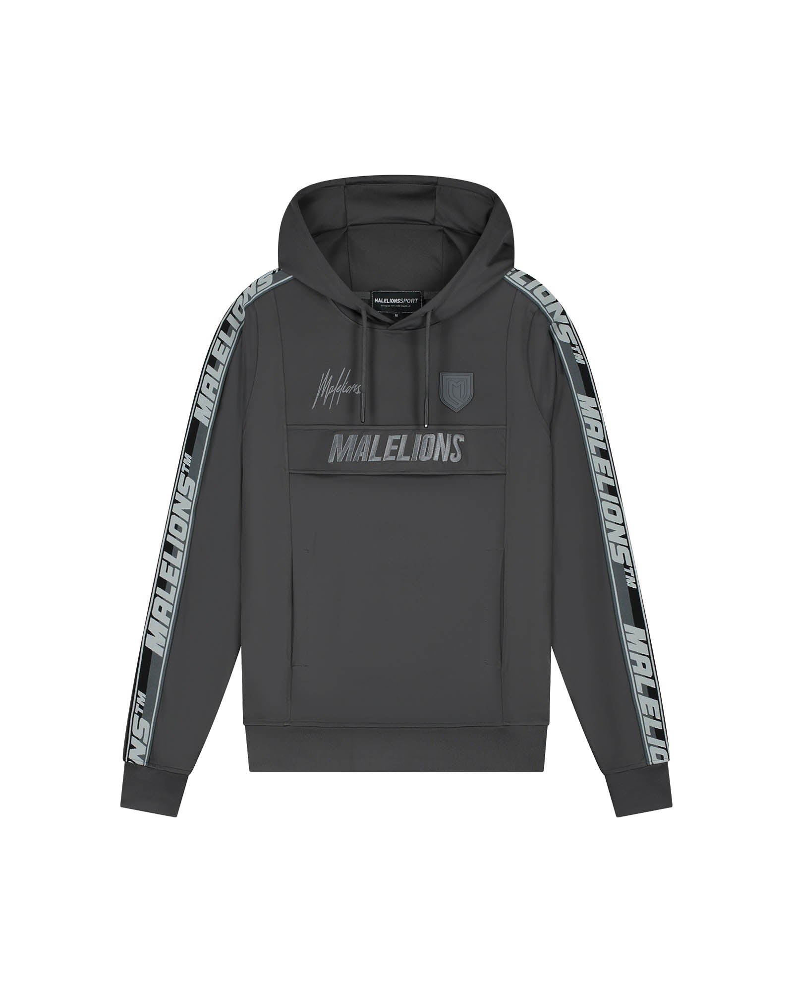 Malelions Sport Warming Up Hoodie | Charcoal