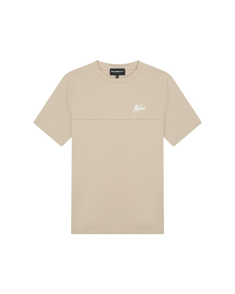  Malelions Sport Counter T-Shirt | Taupe