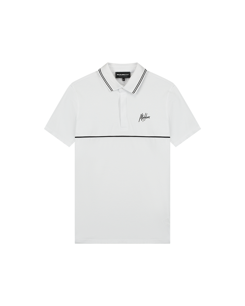  Malelions Sport Counter Polo | White