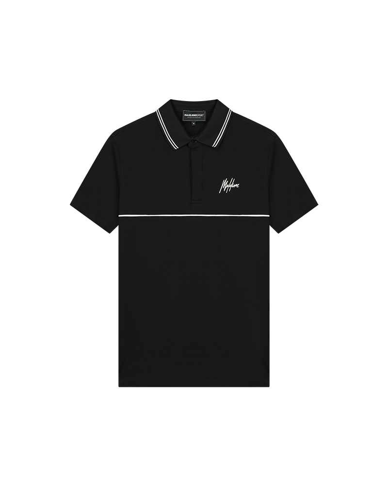  Malelions Sport Counter Polo | Black