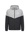  Malelions Sport Deuce Hooded Zip Jacket | Black/Light Grey