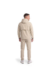 Malelions Sport Deuce Hooded Zip Jacket | Beige
