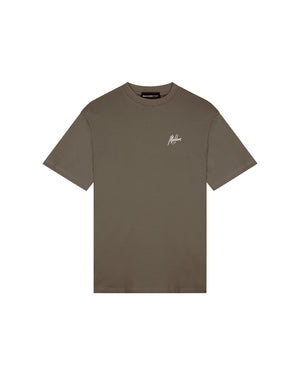 Malelions Sport Regular Running T-Shirt | Khaki