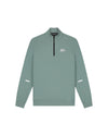  Malelions Sport Counter Half Zip Sweater | Green