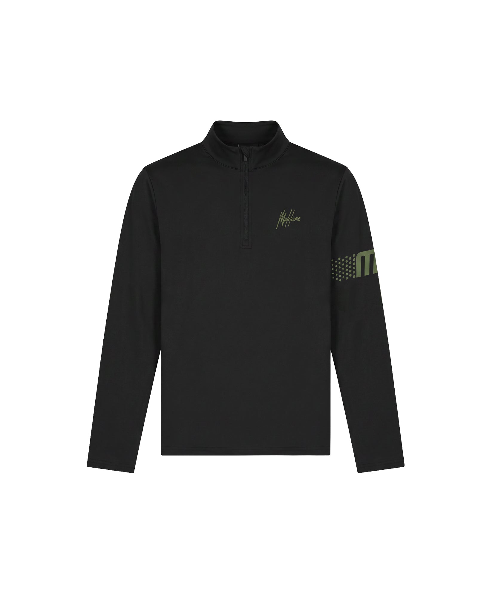 Malelions Sport Athletics Quarter Zip | Black