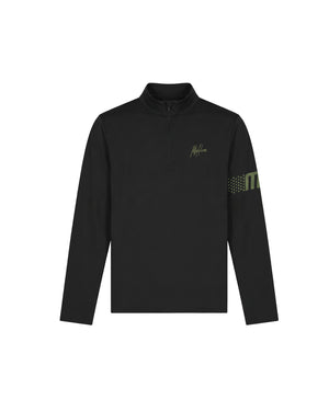 Malelions Sport Athletics Quarter Zip | Black