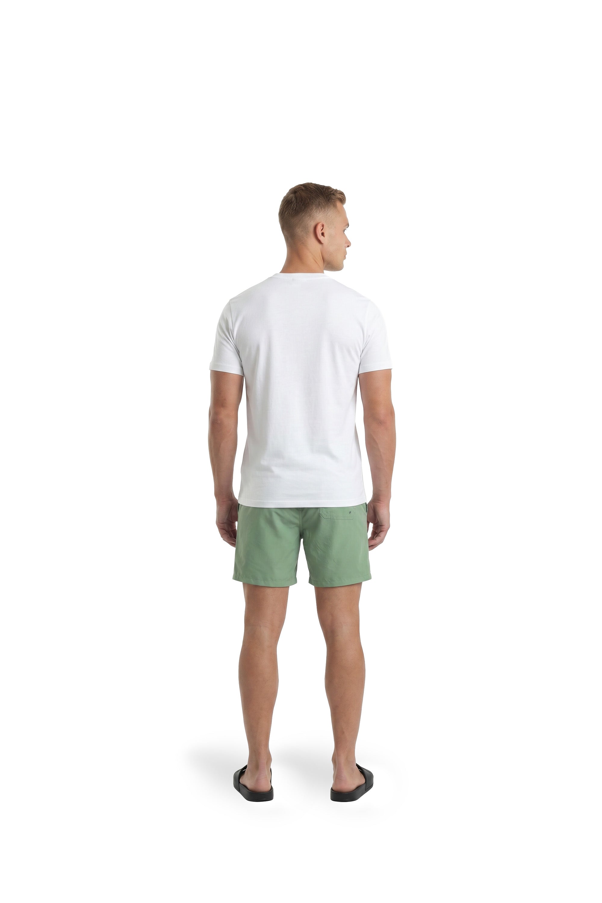 Malelions Sport Counter Swim Shorts | Green