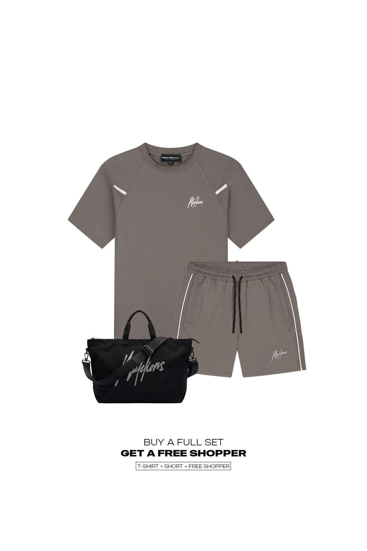 Malelions Sport Counter Swim Shorts | Desert Khaki