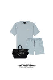 Malelions Sport Counter Swim Shorts | Light Blue