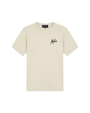 Malelions Sport Logo Raglan T-Shirt | Off-White